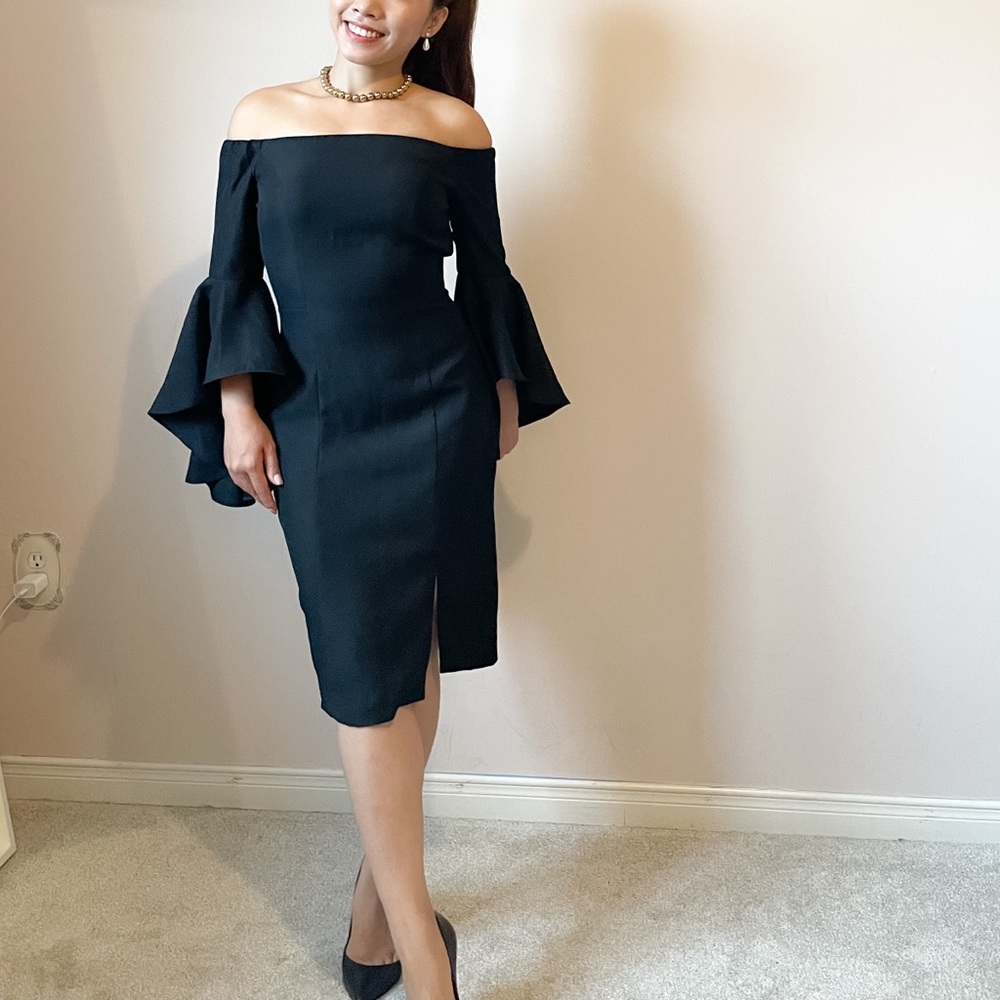 VENUS OFF SHOULDER BODYCON DRESS SIZE 2
